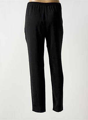 Pantalon slim țesătură poplin mărime normală negru KOKOMARINA femeie