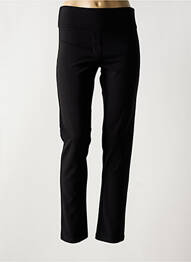 Pantalon slim talie elastică mărime normală negru NIJII femme