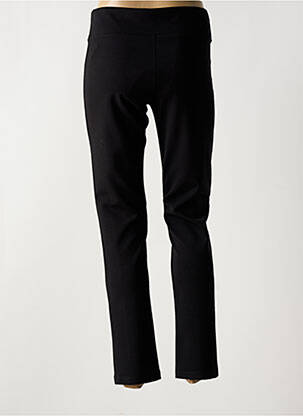 Pantalon slim talie elastică mărime normală negru NIJII femeie