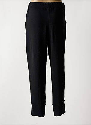 Pantalon slim talie elastică mărime normală negru NIJII femeie
