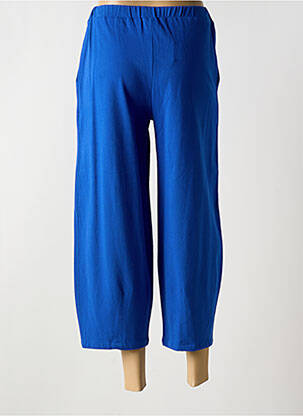 Pantalon 7/8 talie elastică mărime normală albastru KOKOMARINA femeie