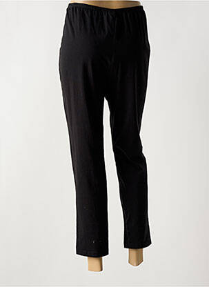 Pantalon 7/8 talie elastică mărime normală negru RHUM RAISIN femeie