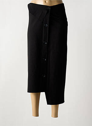 Fustă midi negru NIJII femeie