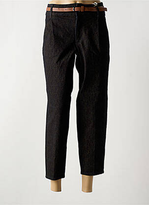 Pantalon 7/8 elasticitate mărime normală negru CREAM femeie