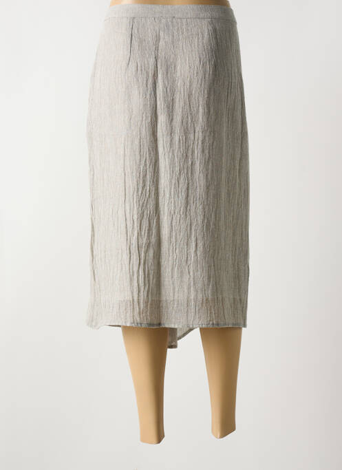 Fustă midi gri NIJII femeie