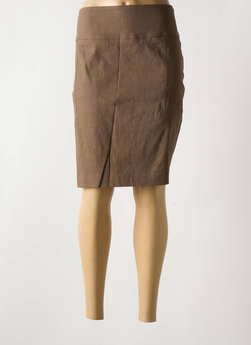 Fustă midi maro SARAH PACINI femeie