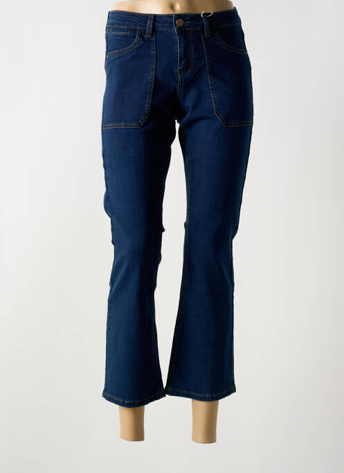 Blugi cu croială slim albastru CREAM femeie