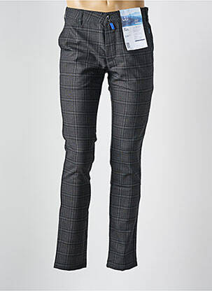 Pantalon chino țesătură melanj mărime normală gri M5 BY MEYER bărbat