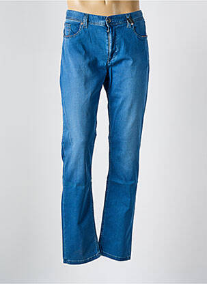 Blugi cu croială slim albastru deschis ALBERTO bărbat