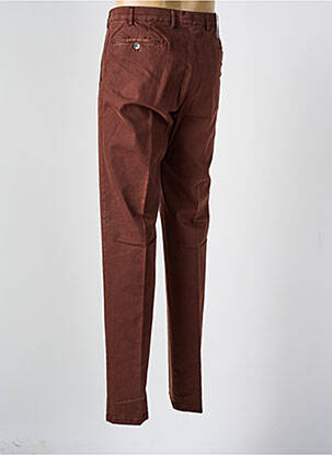 Pantalon chino imprimeu imprimeu prinț de wales mărime normală maro MEYER bărbat