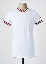 Tricou elasticitate mâneci scurte alb LA MARINIÈRE FRANÇAISE homme