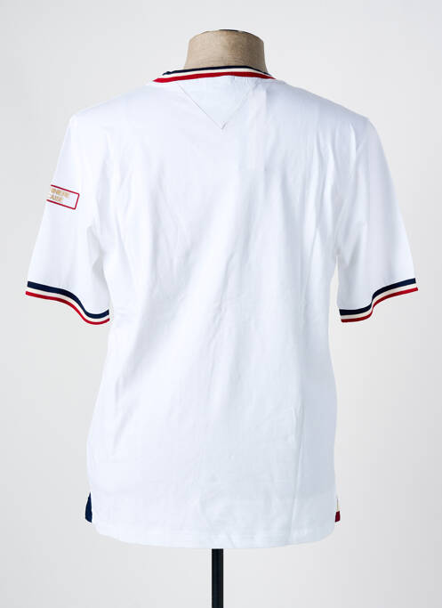 Tricou alb LA MARINIÈRE FRANÇAISE bărbat