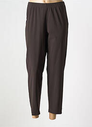 Pantalon slim talie elastică mărime normală maro G!OZE femme
