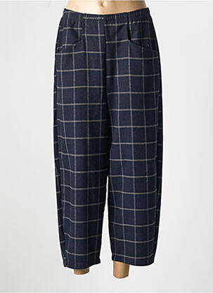 Pantalon larg buzunare mărime normală albastru G!OZE femeie