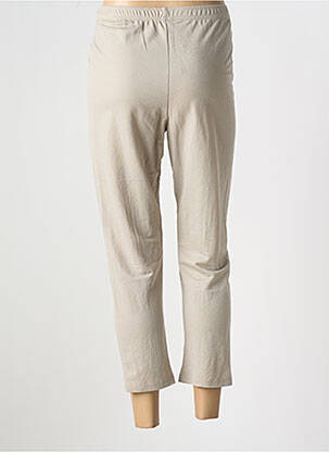 Pantalon 7/8 talie elastică mărime normală bej G!OZE femeie