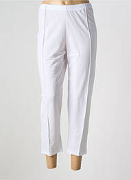 Pantalon 7/8 talie elastică mărime normală alb G!OZE femme