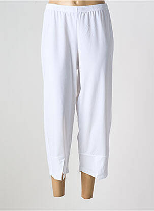 Pantalon 7/8 alb G!OZE femeie