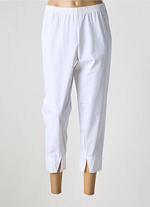 Pantalon trei sferturi alb G!OZE femeie