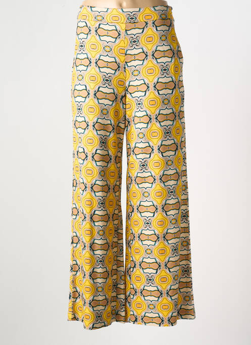 Pantalon larg galben SURKANA femeie