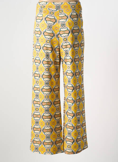 Pantalon larg galben SURKANA femeie