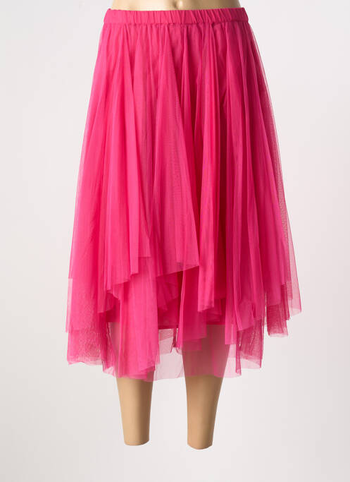 Fustă midi roz RHUM RAISIN femeie