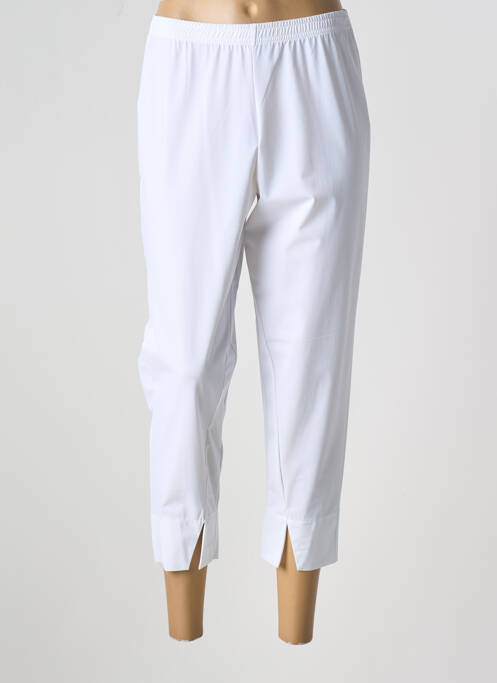 Pantalon trei sferturi alb G!OZE femeie