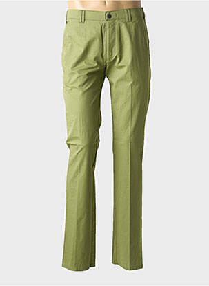 Pantalon chino elasticitate mărime normală verde MEYER bărbat