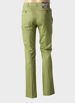 Pantalon chino elasticitate mărime normală verde MEYER bărbat