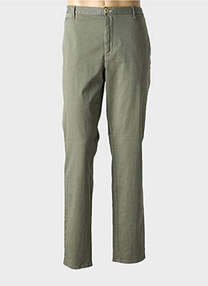 Pantalon chino elasticitate mărime normală verde ALBERTO bărbat