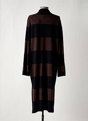 Rochie midi mâneci lungi mâneci lungi maro MASAI femeie