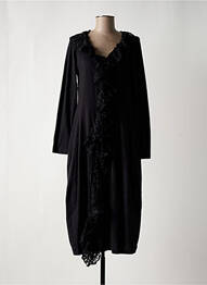 Rochie midi mâneci lungi mâneci lungi negru RHUM RAISIN femme
