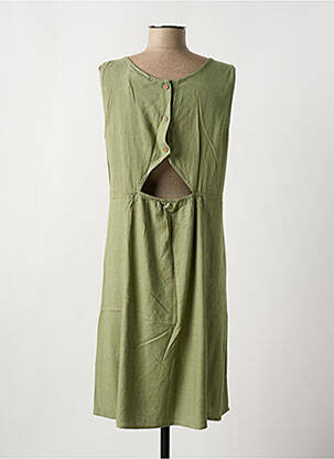 Rochie midi fără mâneci fără mâneci verde CREAM femeie