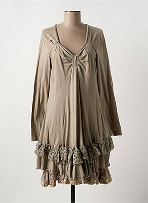 Rochie midi maro RHUM RAISIN femeie