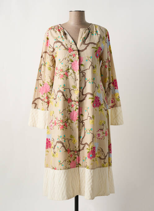 Rochie midi bej RHUM RAISIN femeie