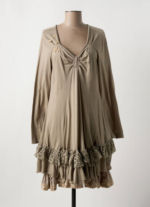 Rochie midi maro RHUM RAISIN femeie