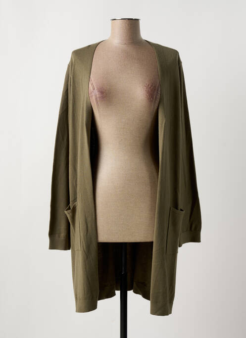 Vestă cu mâneci lungi verde CREAM femeie