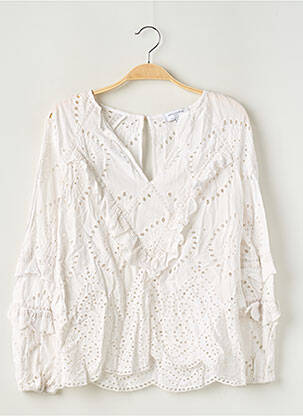 Bluză mâneci lungi mâneci lungi alb OPULLENCE femme