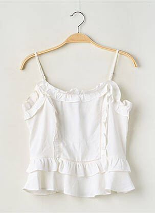 Top alb MADEMOISELLE.R femeie