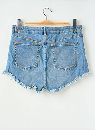 Șort țesătură denim mărime normală albastru ZARA femeie