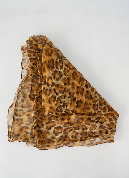 Eșarfă maro SANS MARQUE femeie