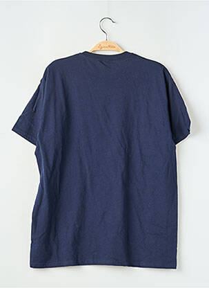 Tricou croială dreaptă mâneci scurte albastru FRUIT OF THE LOOM băiat