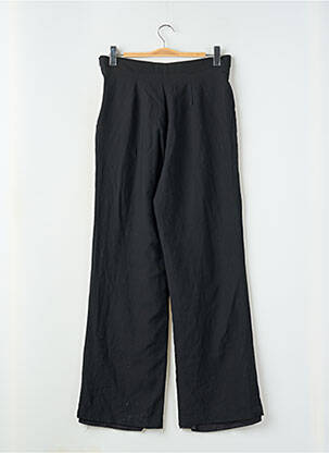 Pantalon larg închidere cu fermoar lateral mărime normală negru ET PARIS femeie