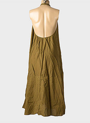 Rochie de plajă fără mâneci verde MARE DI LATTE femeie