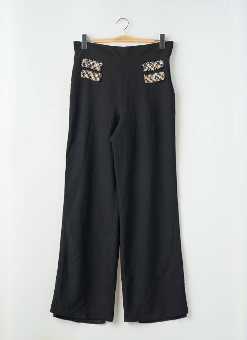 Pantalon larg negru ET PARIS femeie
