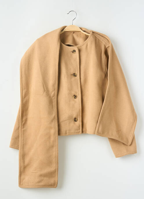 Palton scurt maro DIVIDED H&M femeie