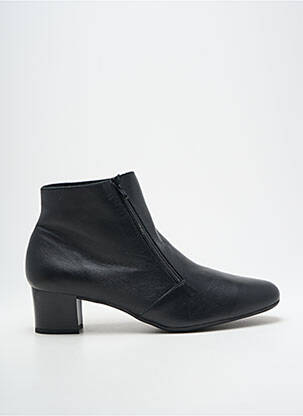 Botine/ghete umplută toc de 4 la 6 cm negru ACADEMY CONFORT femeie