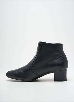 Botine/ghete umplută toc de 4 la 6 cm negru ACADEMY CONFORT femeie