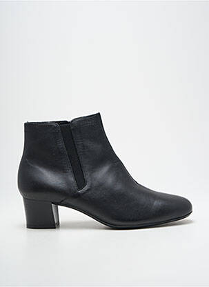 Botine/ghete material neted toc de 4 la 6 cm negru ACADEMY CONFORT femeie
