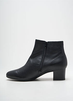 Botine/ghete material neted toc de 4 la 6 cm negru ACADEMY CONFORT femeie
