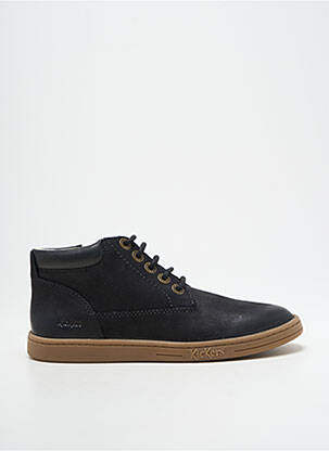 Botine/ghete branț detașabil vârf rotund negru KICKERS băiat